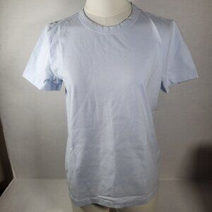 Madewell Blue Cotton Perfect Crewneck Casual Everyday Comfortable Tee Size XS